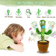 Interactive Dancing Cactus Toy – Plush for Kids