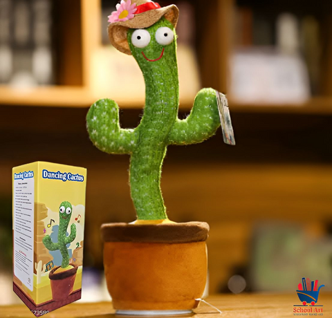 Interactive Dancing Cactus Toy – Plush for Kids