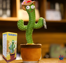 Interactive Dancing Cactus Toy – Plush for Kids