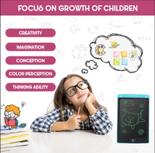 Hardbound Lcd Writing Pad 8.5 Inch Multicolor Lcd Tablet