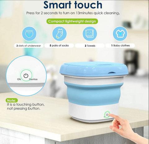 Mini Folding Washing Machine with Dryer