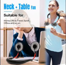 Rechargeable Hands-Free Neck Fan