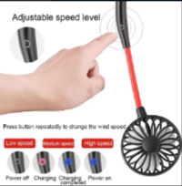 Rechargeable Hands-Free Neck Fan