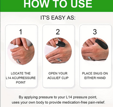 LI4 Acupressure Point Clip – Sugar Control