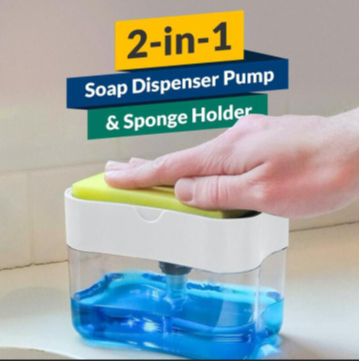 Soap Pump Dispenser Sponge Holder