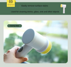 Hand-Free Microfiber Cleaning Tool