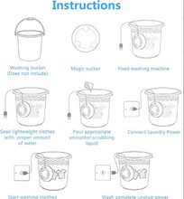 Portable USB Mini Turbo Washer