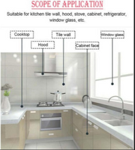 Transparent Oil-Proof Kitchen Wall Sticker (200 x 60 cm)