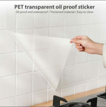 Transparent Oil-Proof Kitchen Wall Sticker (200 x 60 cm)