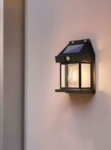 Solar Filament Wall Lamp – Outdoor Intelligent LED Light