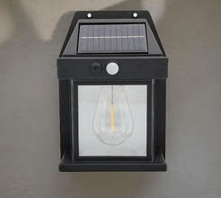 Solar Filament Wall Lamp – Outdoor Intelligent LED Light