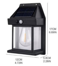 Solar Filament Wall Lamp – Outdoor Intelligent LED Light