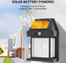 Solar Filament Wall Lamp – Outdoor Intelligent LED Light