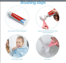 Child Toothbrush Teethers Baby Brush Silicone [Pack of 2] |