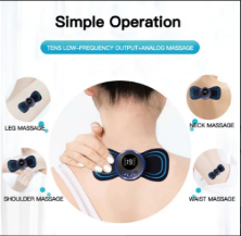 Mini EMS Butterfly Body Massager Neck & Pain